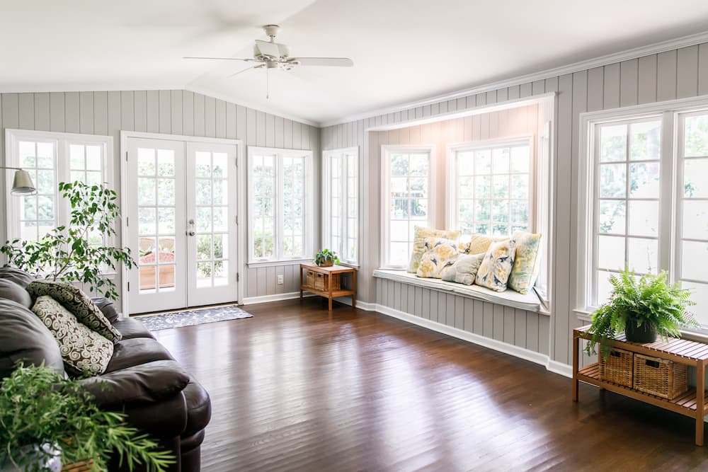 sunroom window treatments