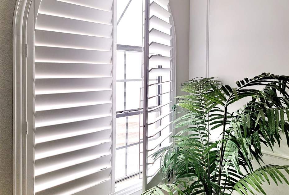 Locally Made-white shades with backlit daylight